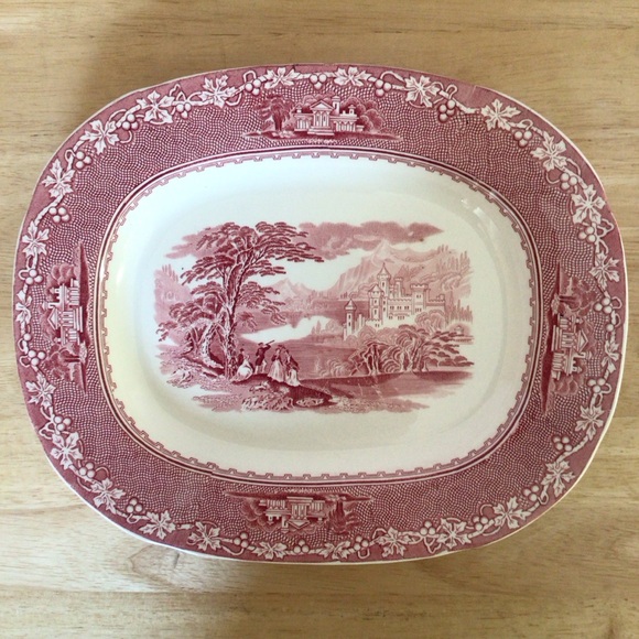 Vintage Other - Vintage Royal Staffordshire England Transferware Jenny Lind 1795 Platter